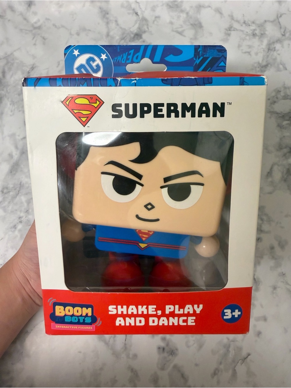 DC Comics Kids Shake, Play and Dance Toy - Blue & Red